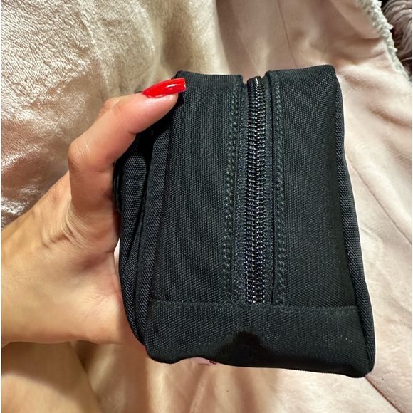 GUCCI Vintage Cosmetic Pouch Purse Nylon Leather Black - Picture 6 of 14